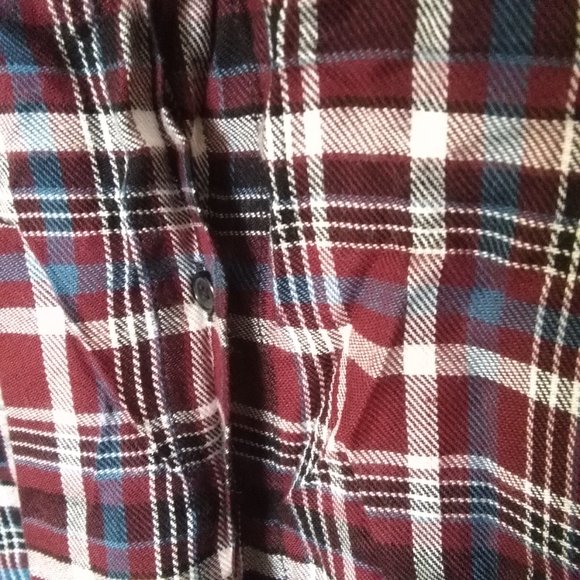 Red Plaid Blouse - Picture 4 of 5